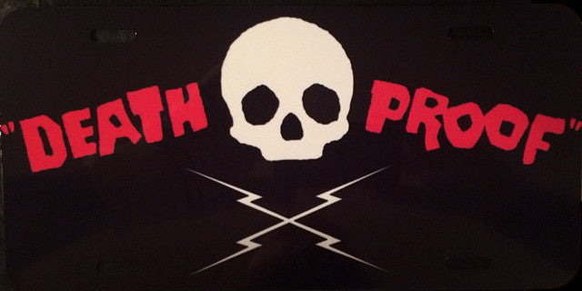 Death Proof Vanity License Plate