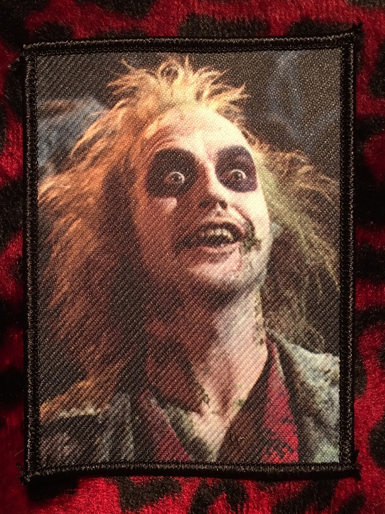 Beetlejuice Face Patch