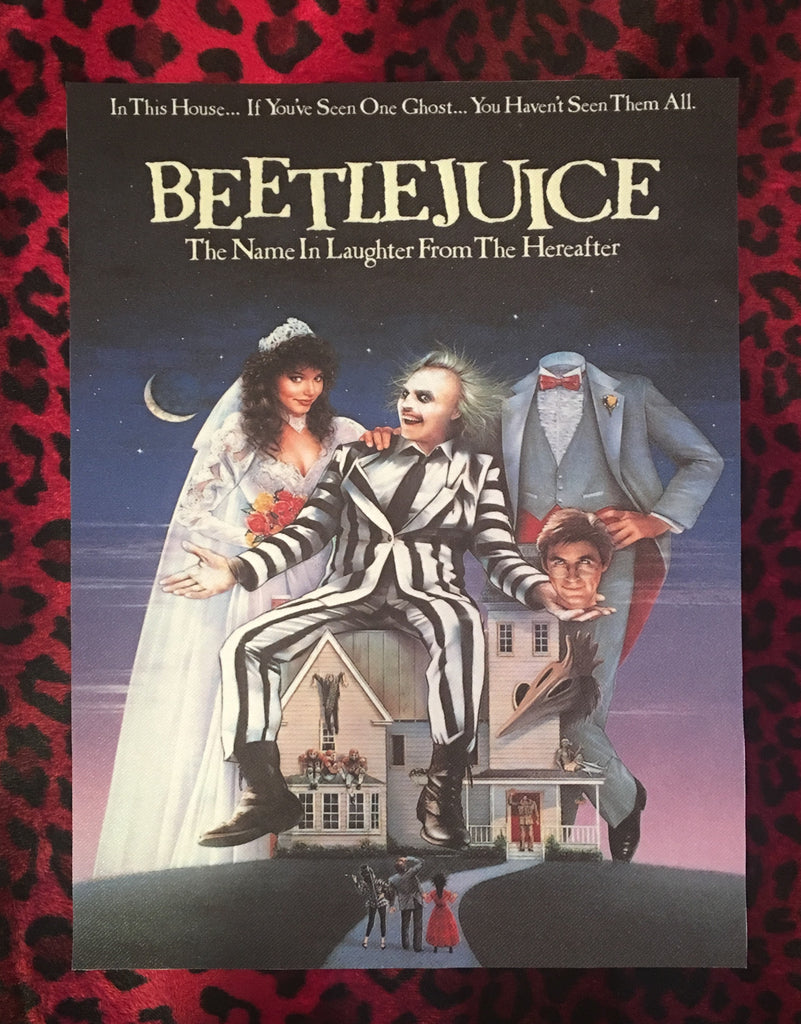 Beetlejuice Back Patch