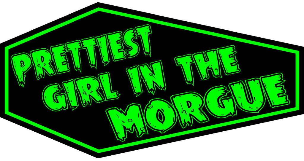 Prettiest Girl In The Morgue Coffin Patch