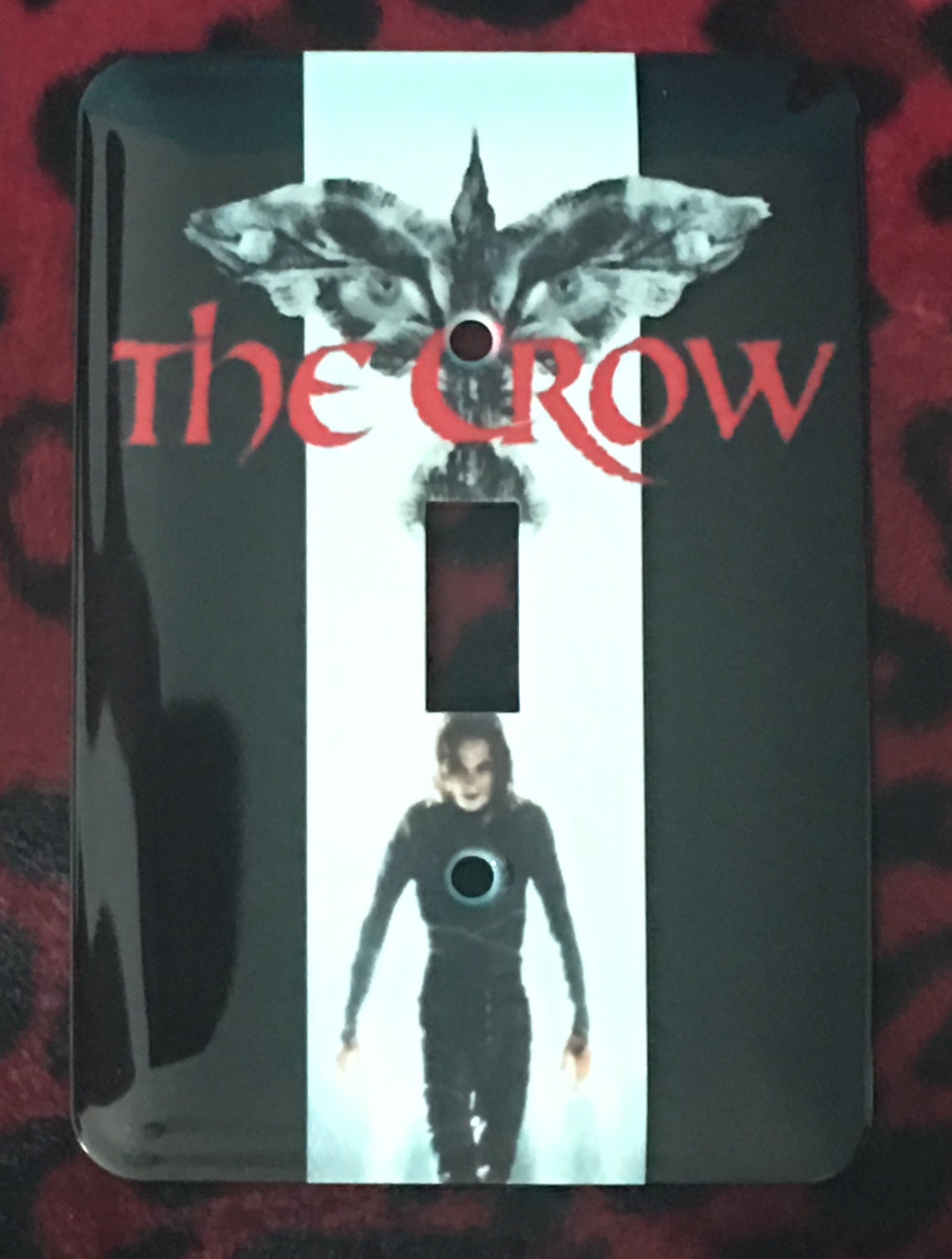 The Crow Single Light Switch Cover