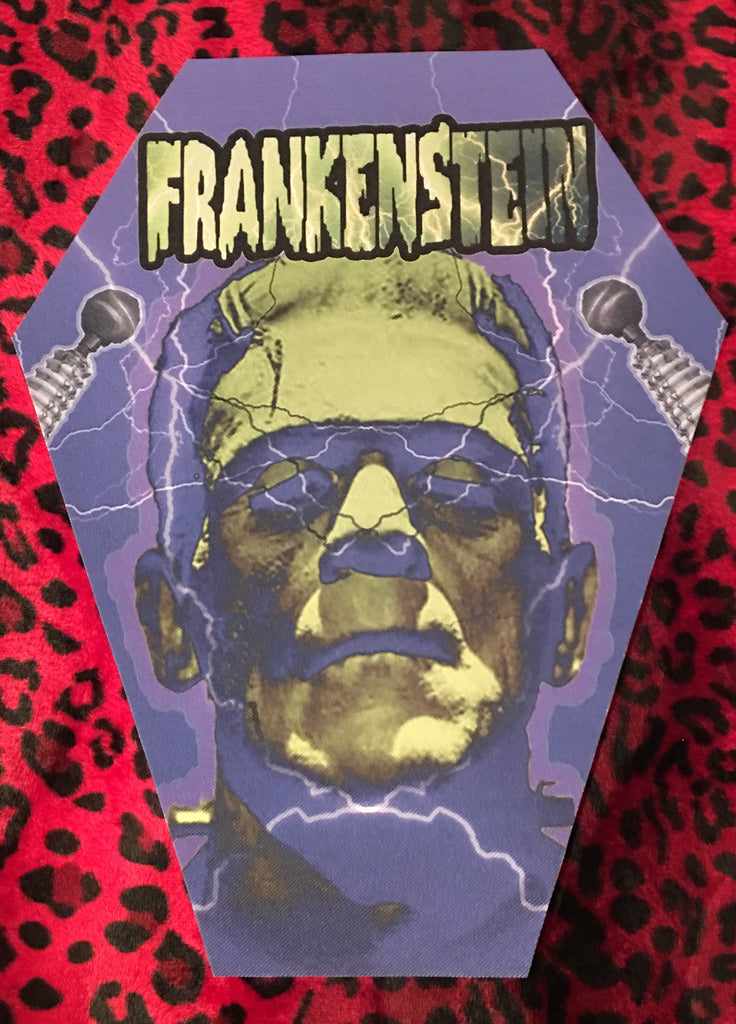 Frankenstein Coffin Shaped Back Patch