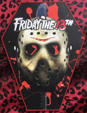 Friday the 13th Coffin Shaped Back Patch