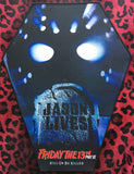 Friday the 13th Jason Lives Coffin Shaped Back Patch