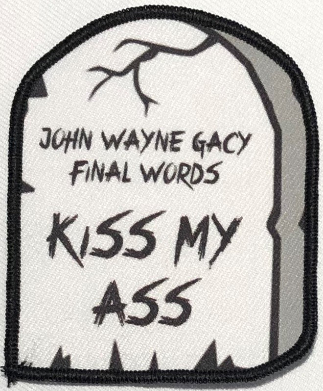 Kiss My Ass Small Gravestone Patch