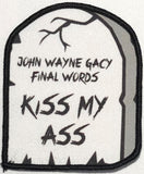 Kiss My Ass Small Gravestone Patch