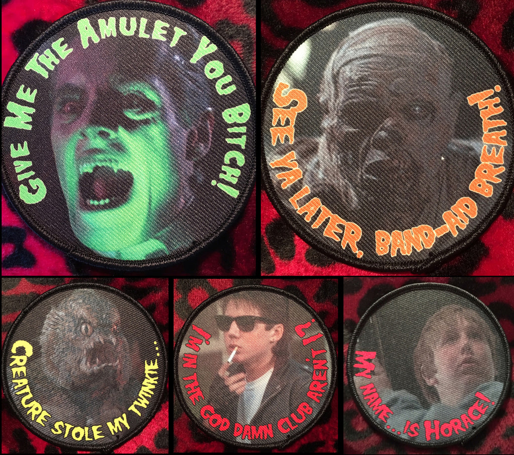 Monster Squad Circle Patch Collection