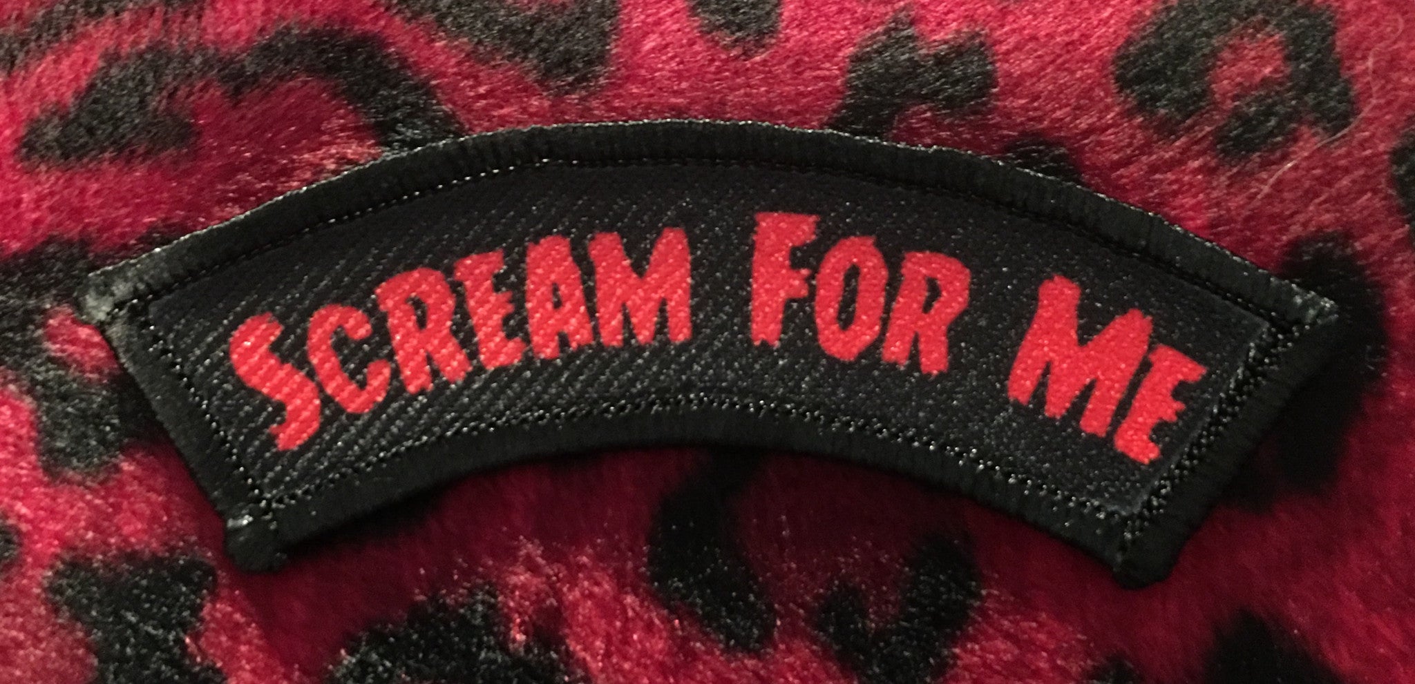 Scream For Me Patch