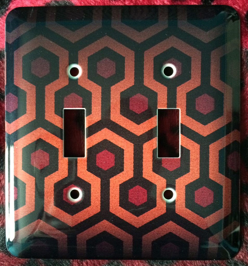 The Shining Overlook Hotel Double Light Switch Cover