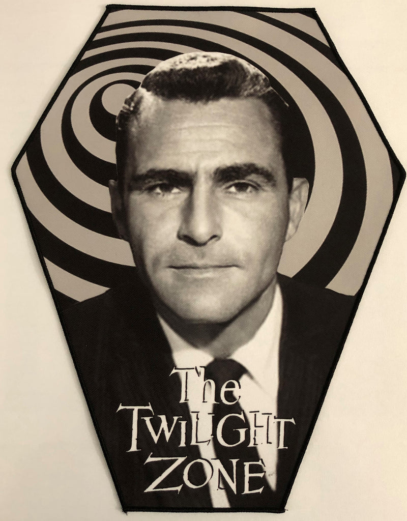 Twilight Zone Coffin Shaped Back Patch