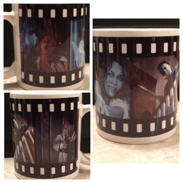 Halloween Film Strip Ceramic Coffee Mug
